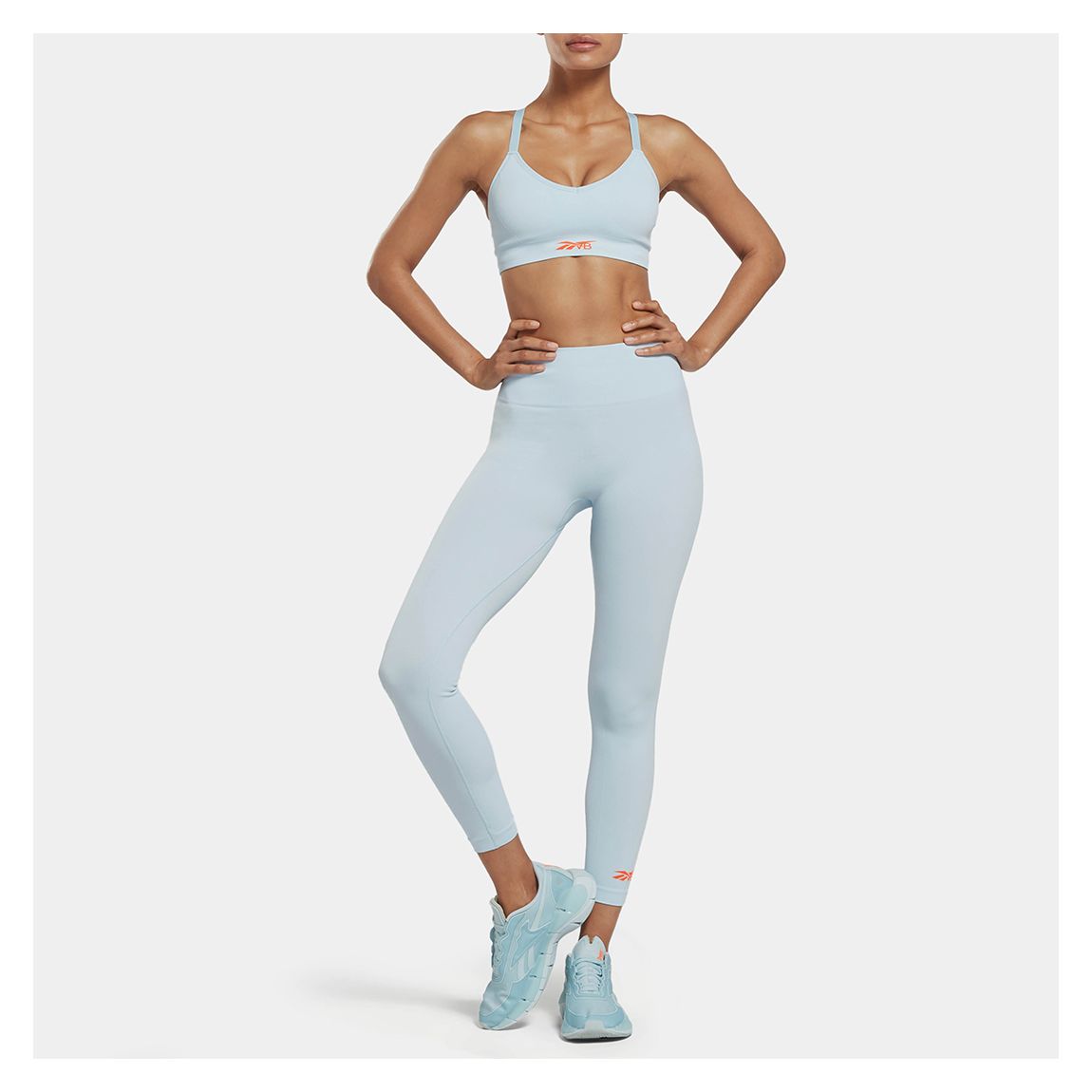 Baby Blue VB x Rbk Seamless Bra main product photo