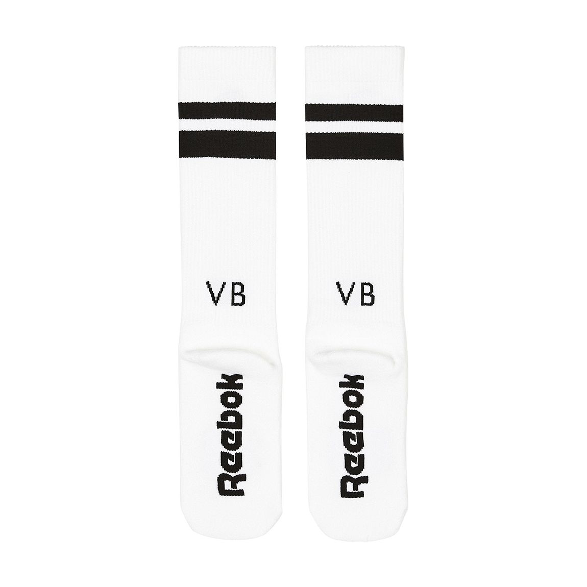 Vb x RBK White Logo Socks main product photo