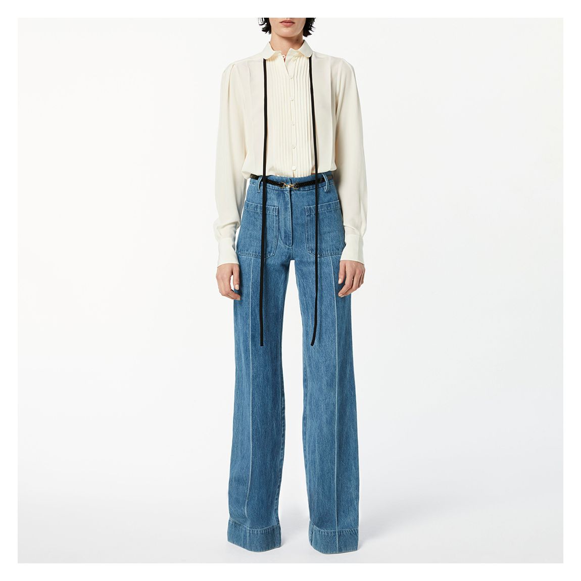 Blue High Waisted Jeans main product photo