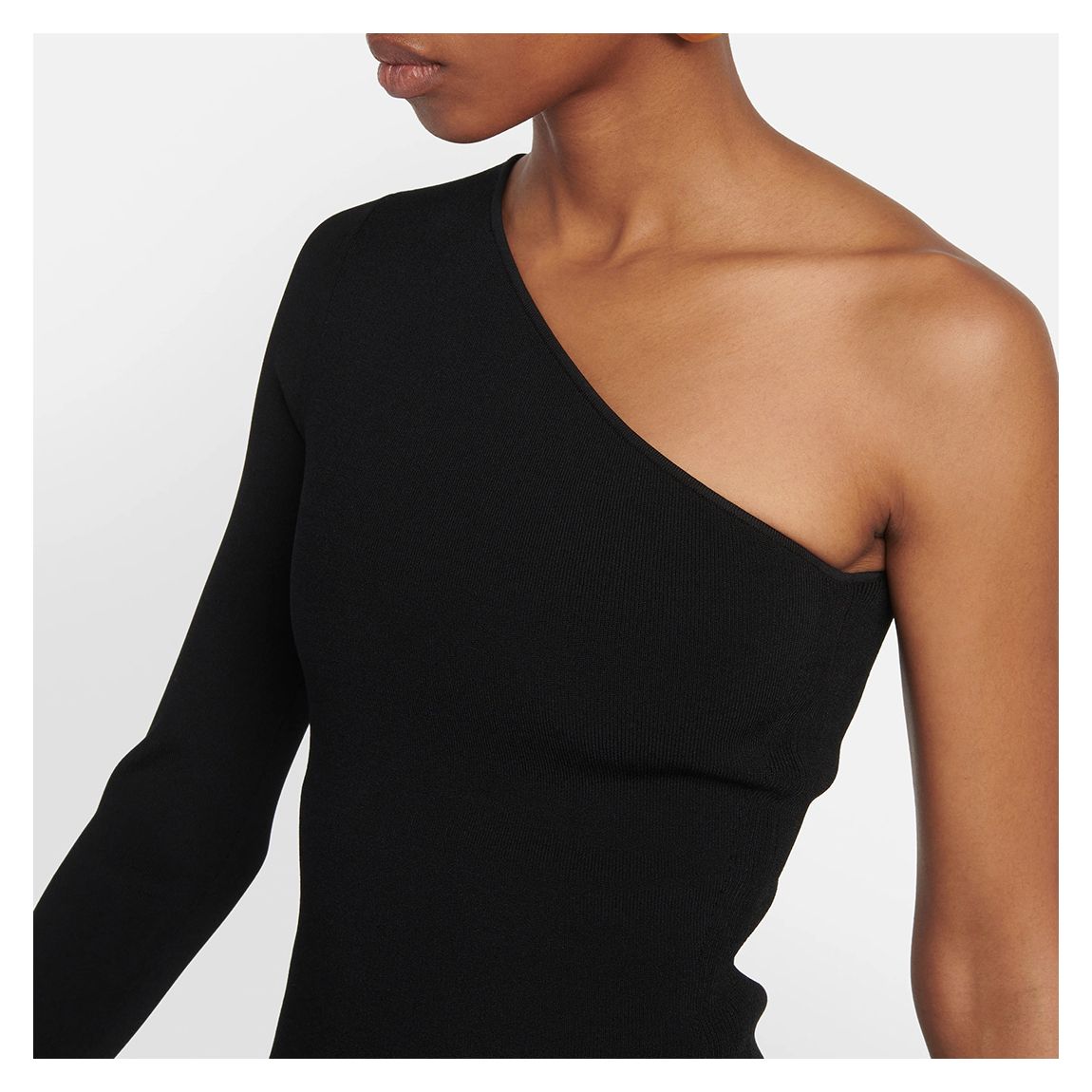 Black VB Body One Shoulder Top main product photo