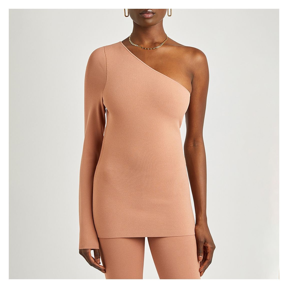 Pink VB Body One Shoulder Top main product photo