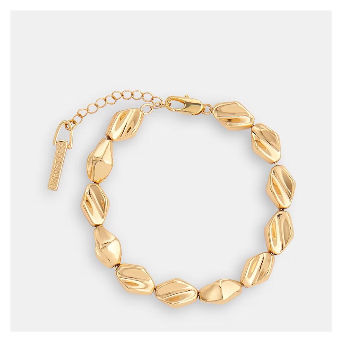 Gold Molten Beaded Bracelet main product photo
