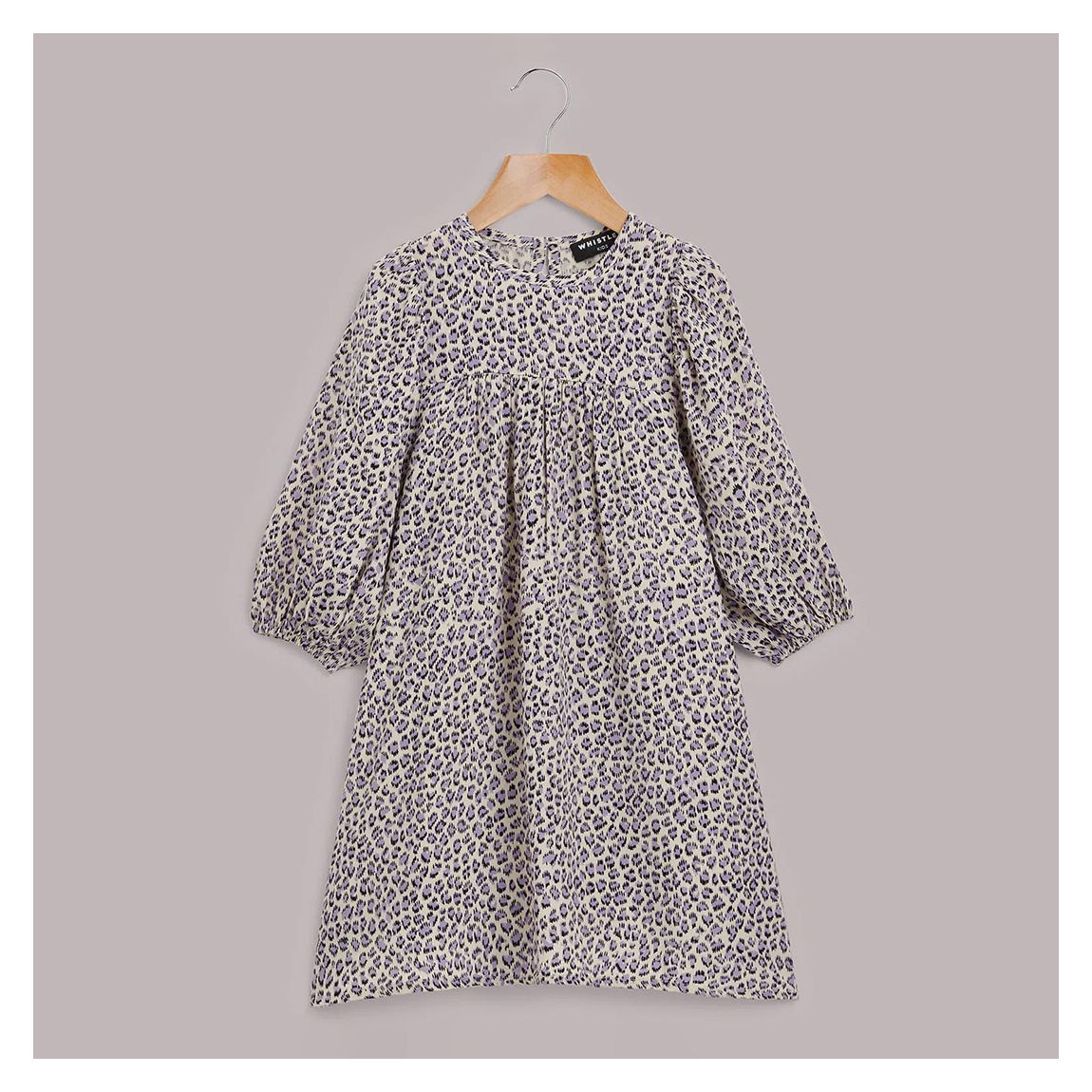 Lilac Wren Animal Print Dress main product photo