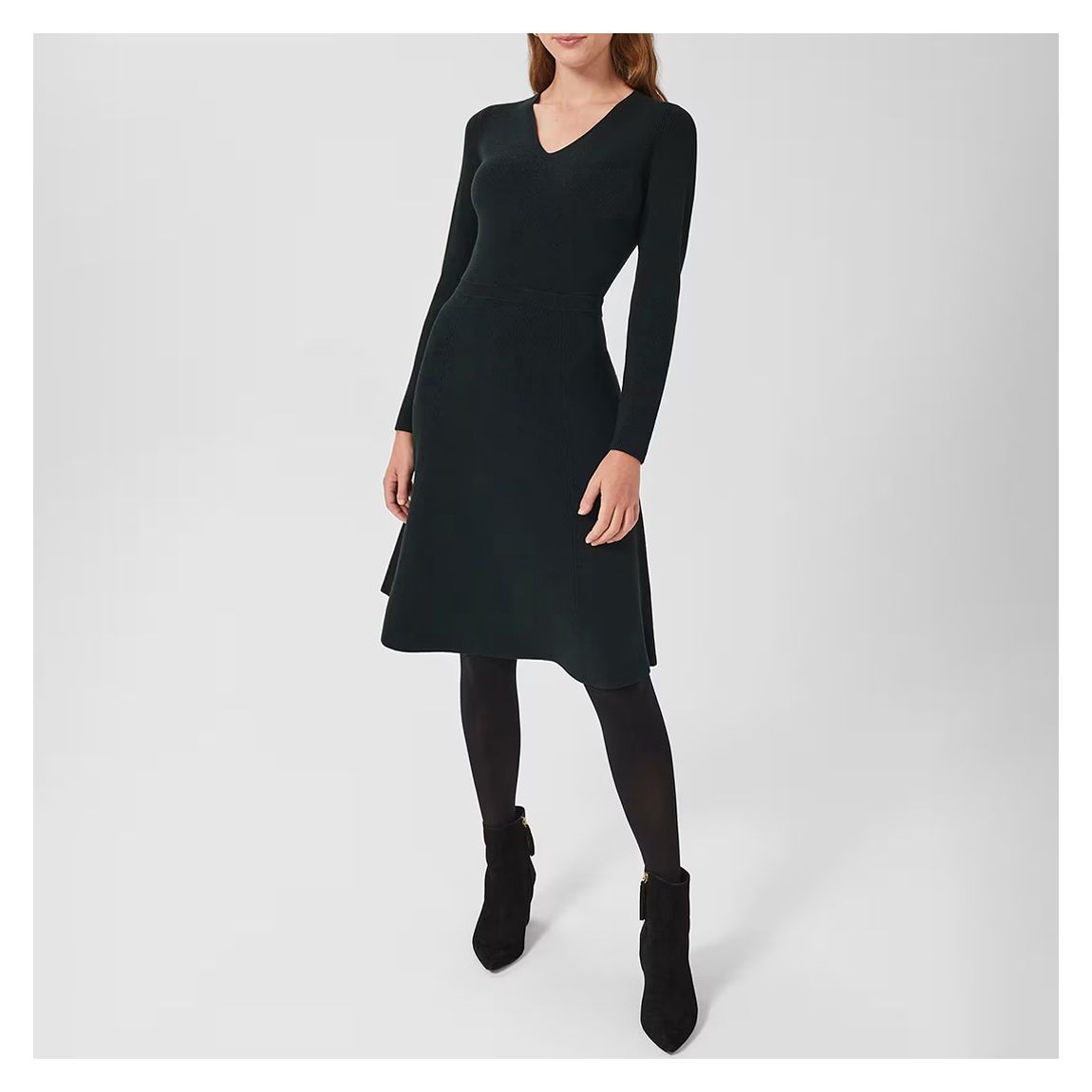 Dark Green Joy Knitted Dress main product photo