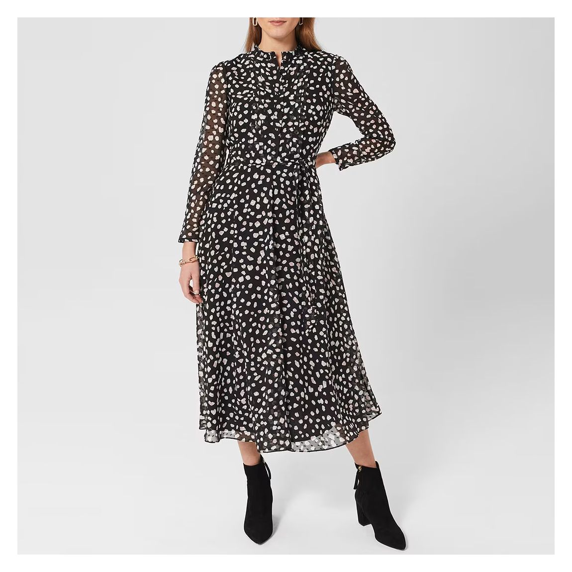 Black Orla Midi Dress main product photo