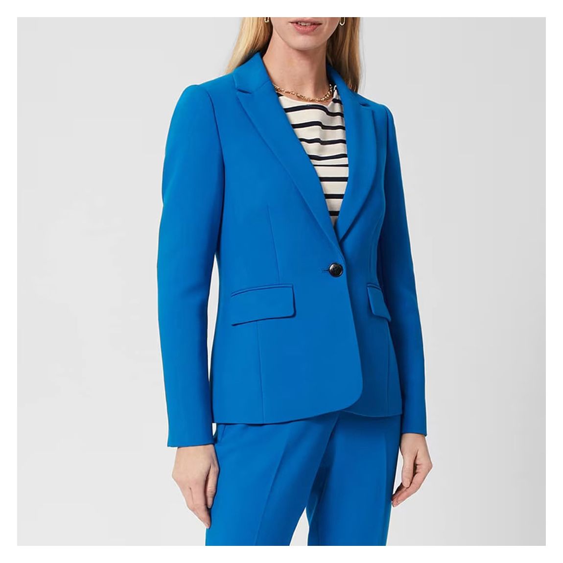 Blue Suki Single Breasted Blazer main product photo