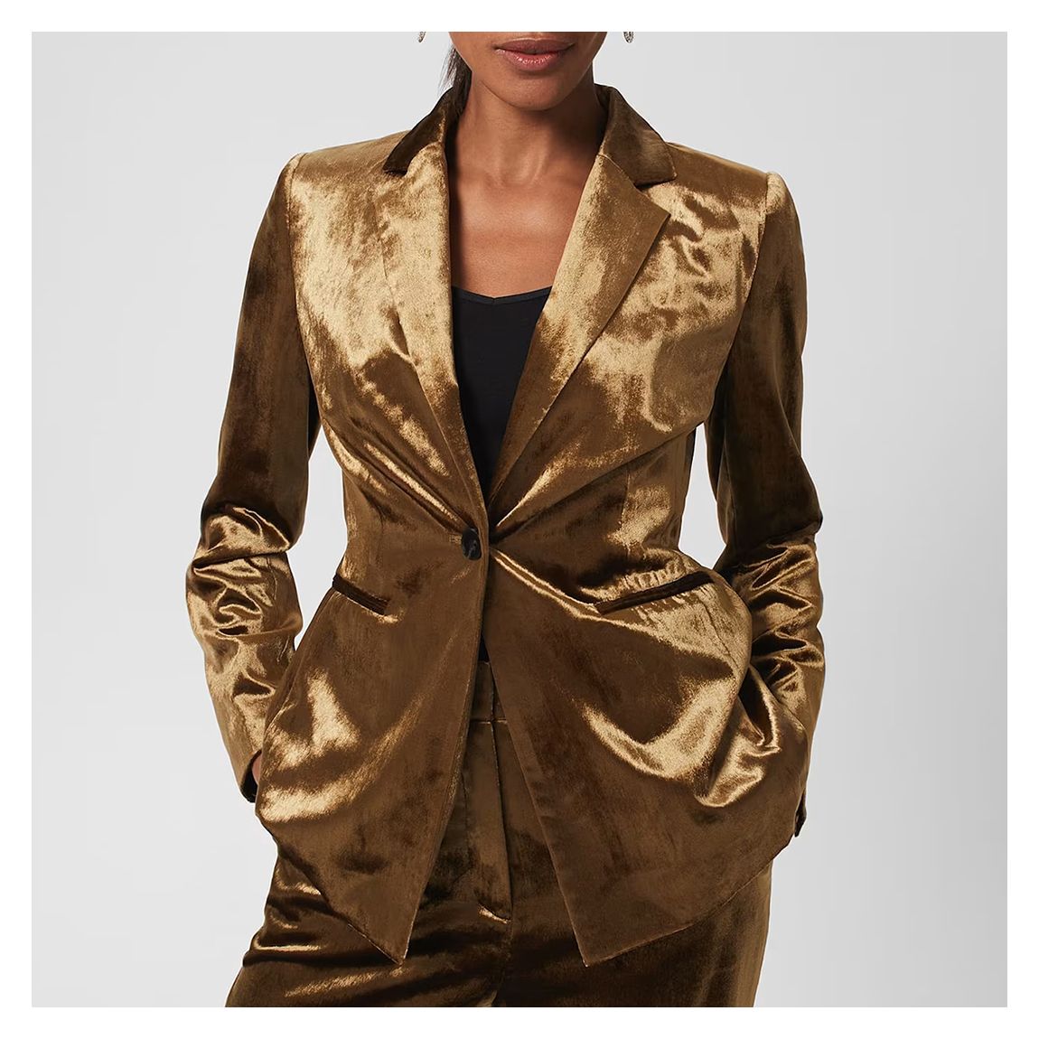 Gold Tamzin Blazer main product photo