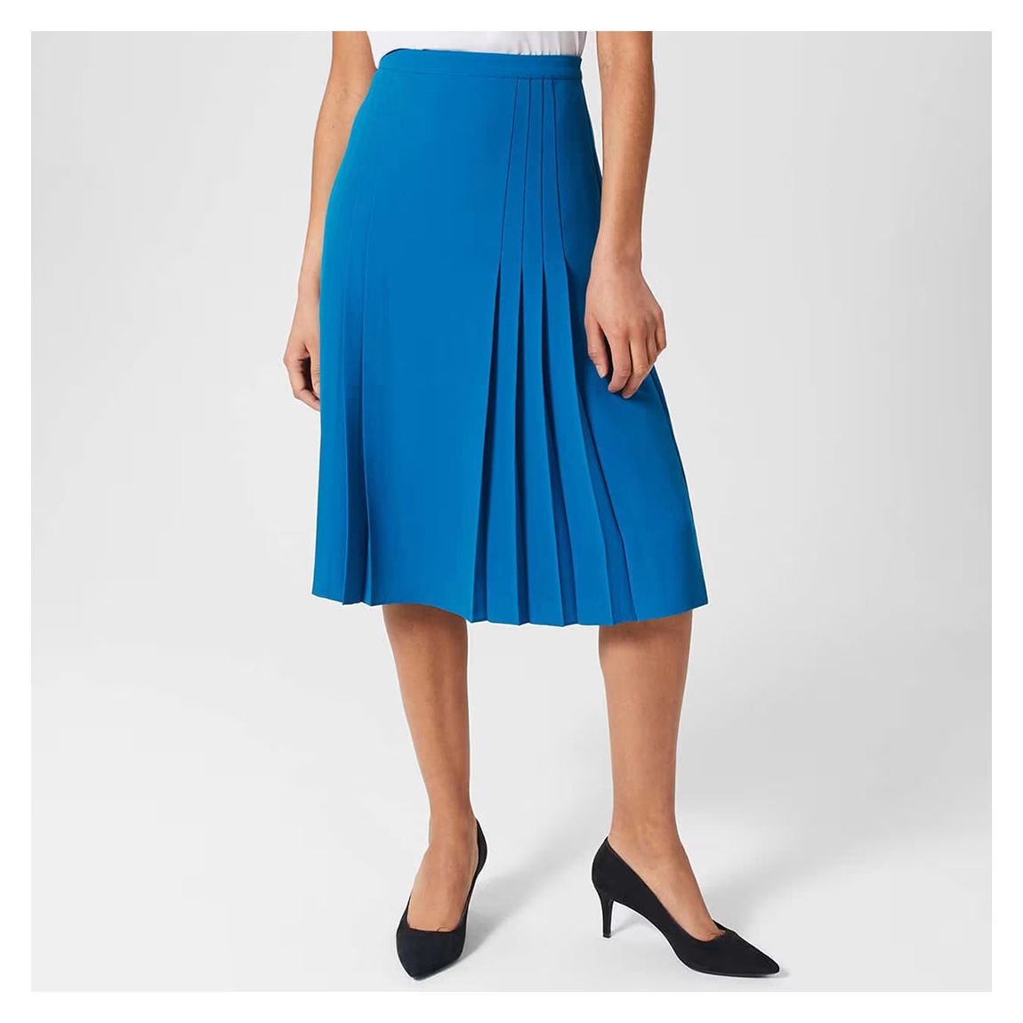 Blue Everleigh Midi Skirt main product photo