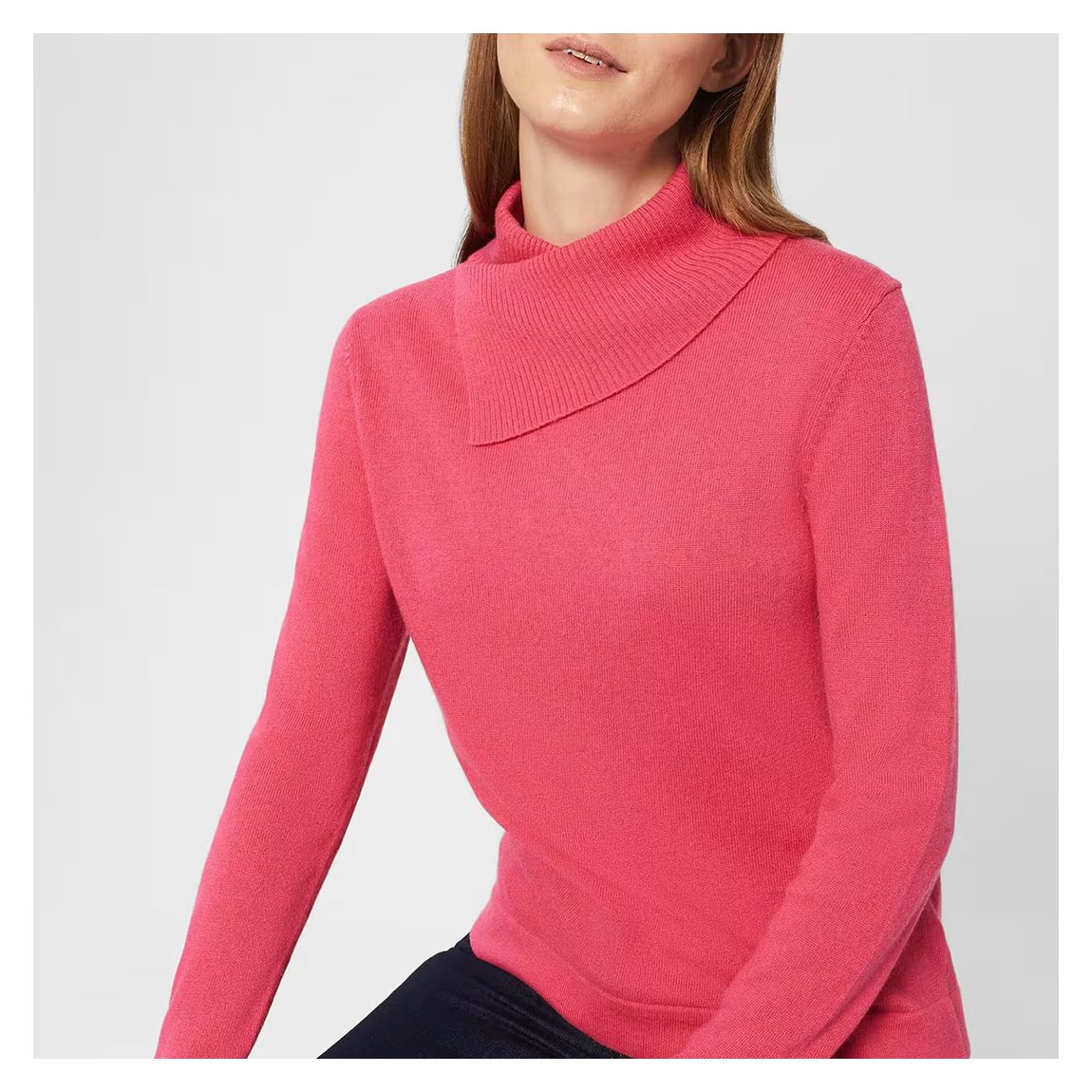 Pink Courtney Wool Blend Jumper main product photo