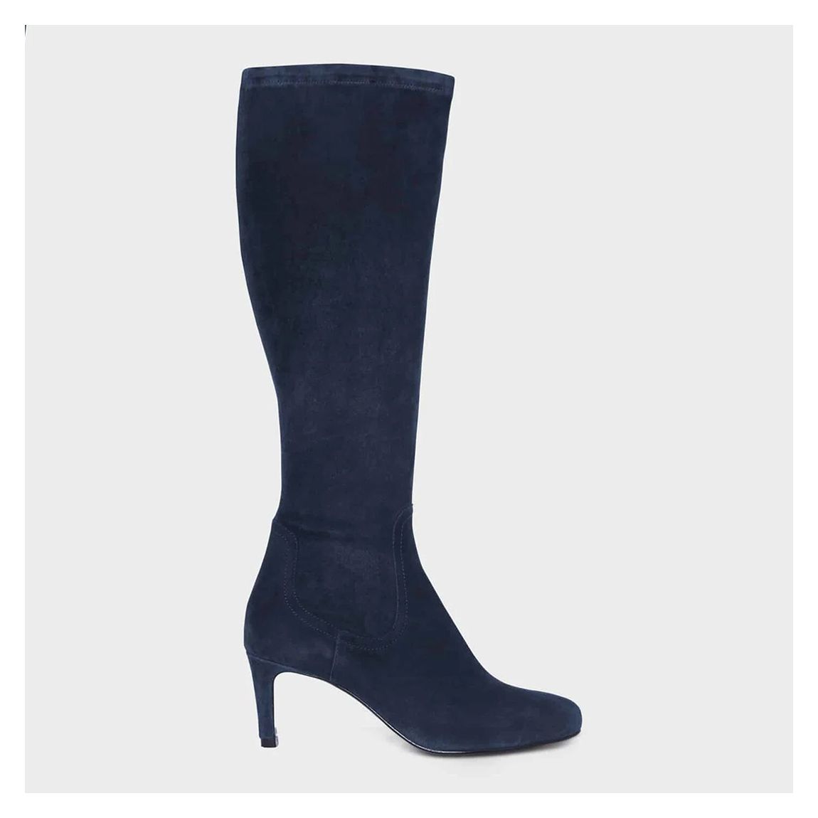 Navy Suede Lizzie Long Boot main product photo