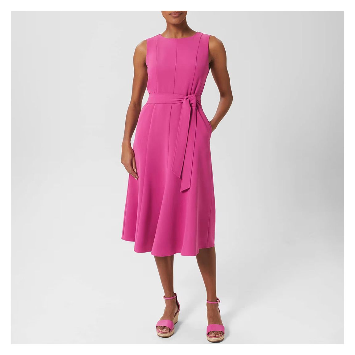 Pink Rory Tie Dress main product photo