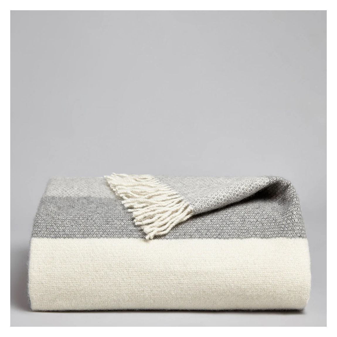 Genjin Cashmere Blanket, Grey main product photo