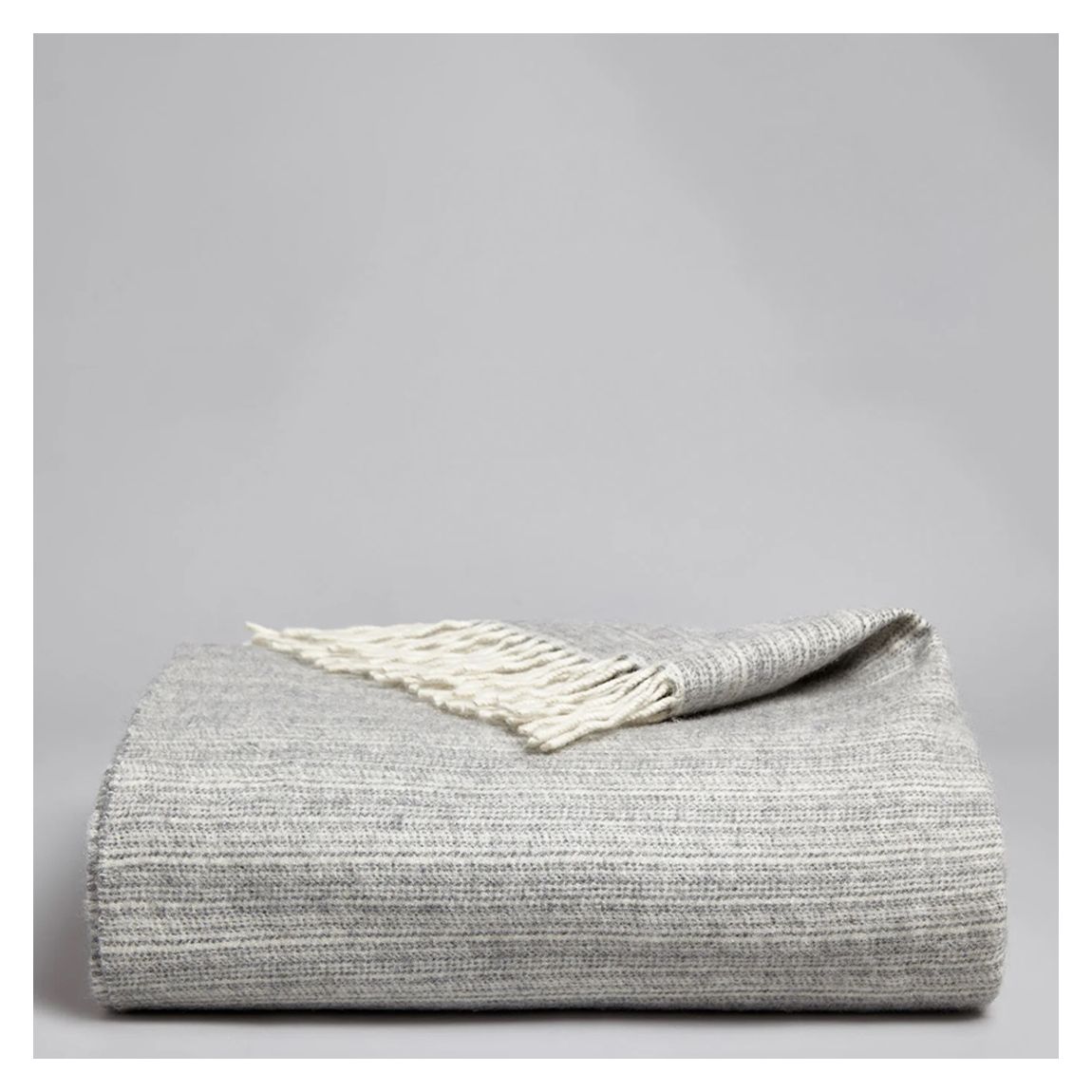 Riki Cashmere Blanket, Grey main product photo