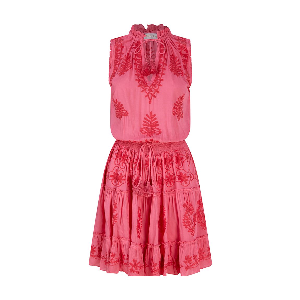 Coral Celon Mini Dress main product photo