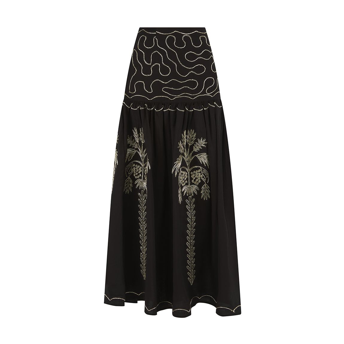 Black & Gold Pia Skirt main product photo