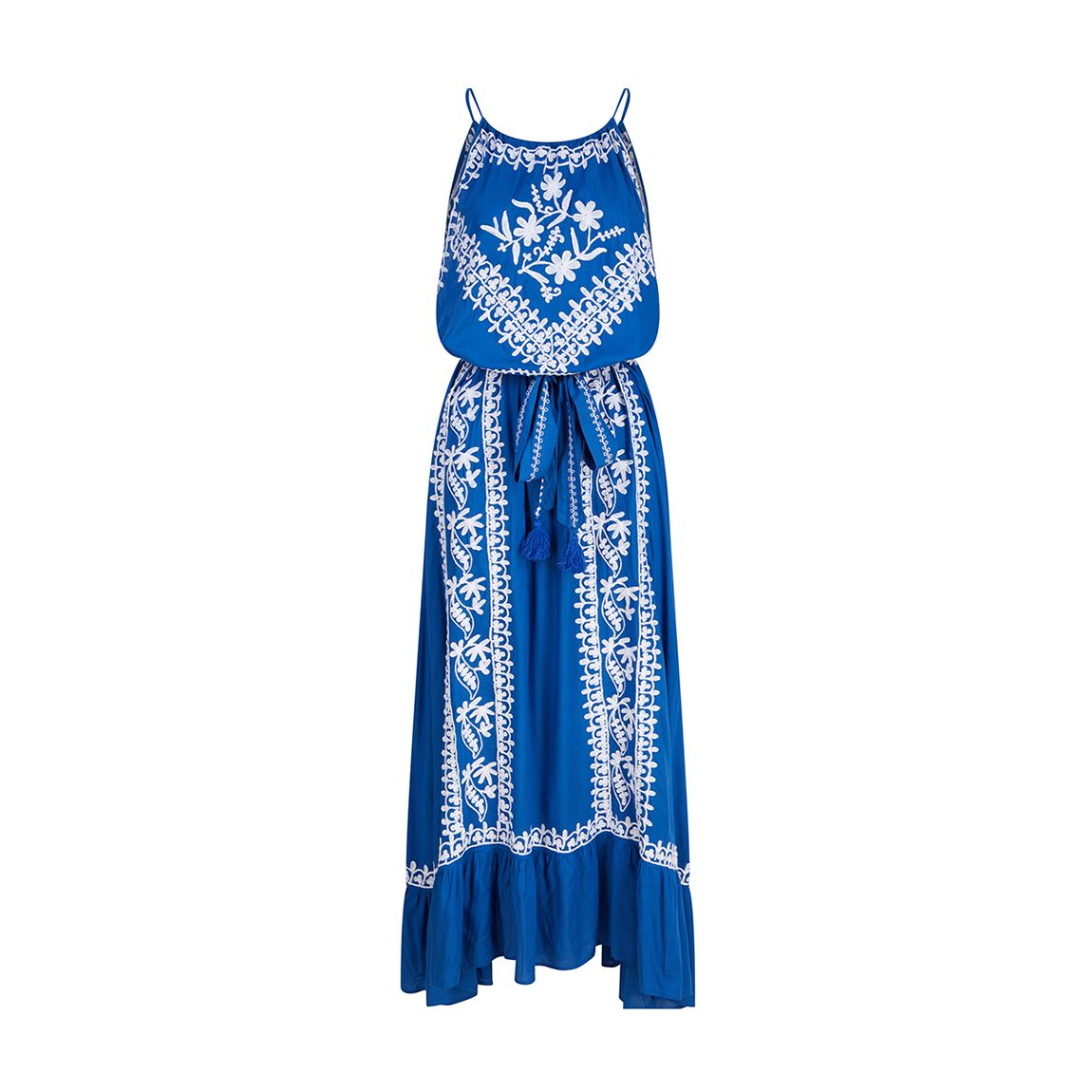 Blue Poppy Maxi Dress main product photo
