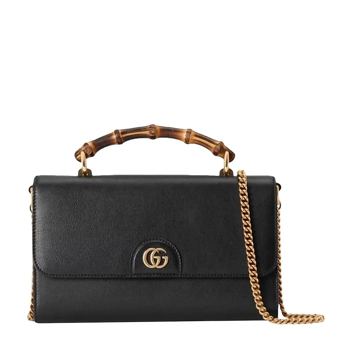 Black Bamboo Diana Shoulder Bag main product photo