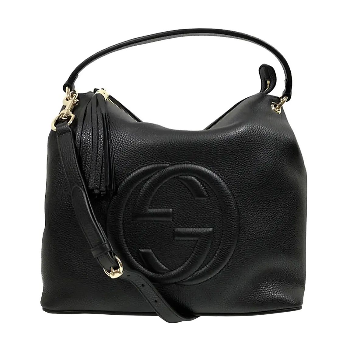Black Soho Hobo Shoulder Bag main product photo