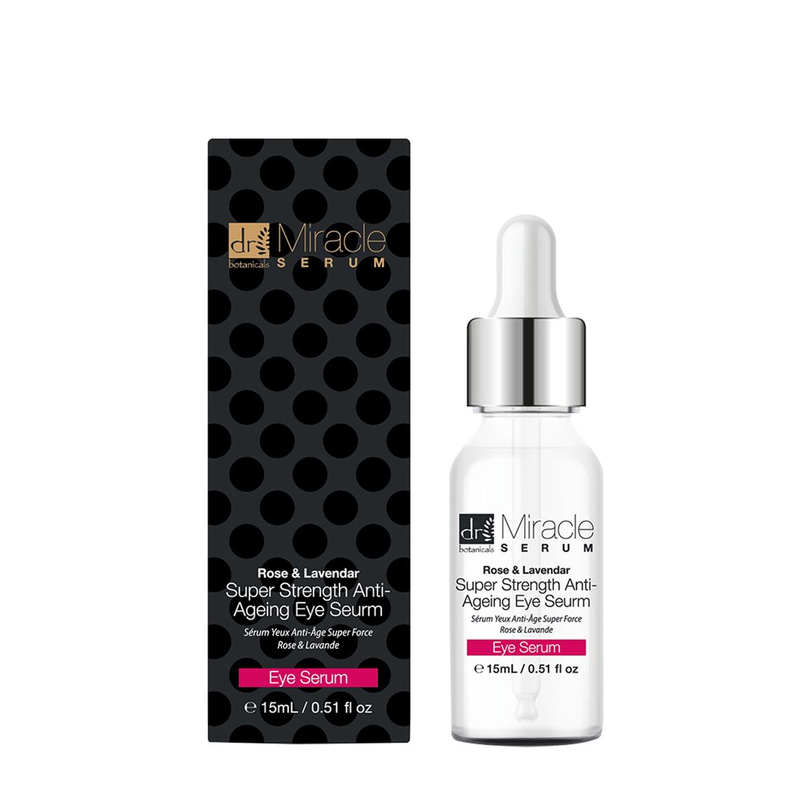 Rose & Lavender Super Strength Anti-Ageing Eye Serum 15ml main product photo