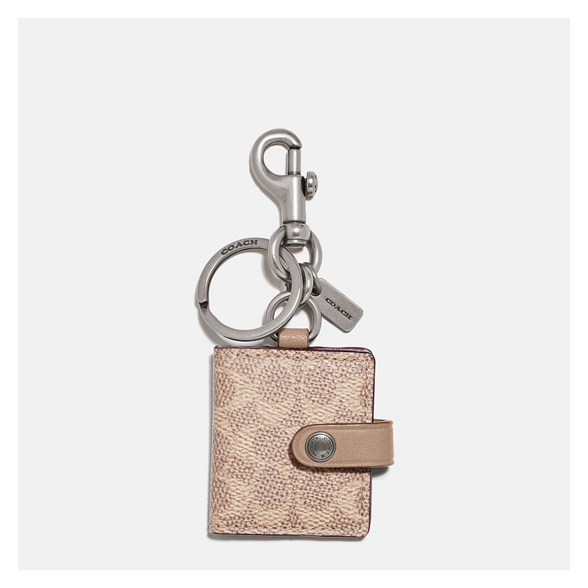 Taupe Book Bag Bag Charm main product photo