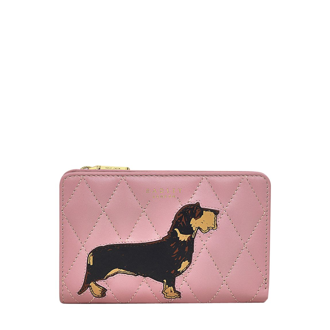 Vintage Pink Radley And Friends Medium Bifold Purse main product photo