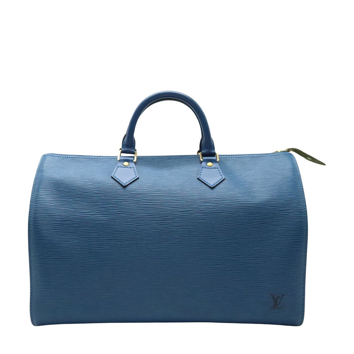Blue Louis Vuitton Speedy 35 Handbag - AB main product photo