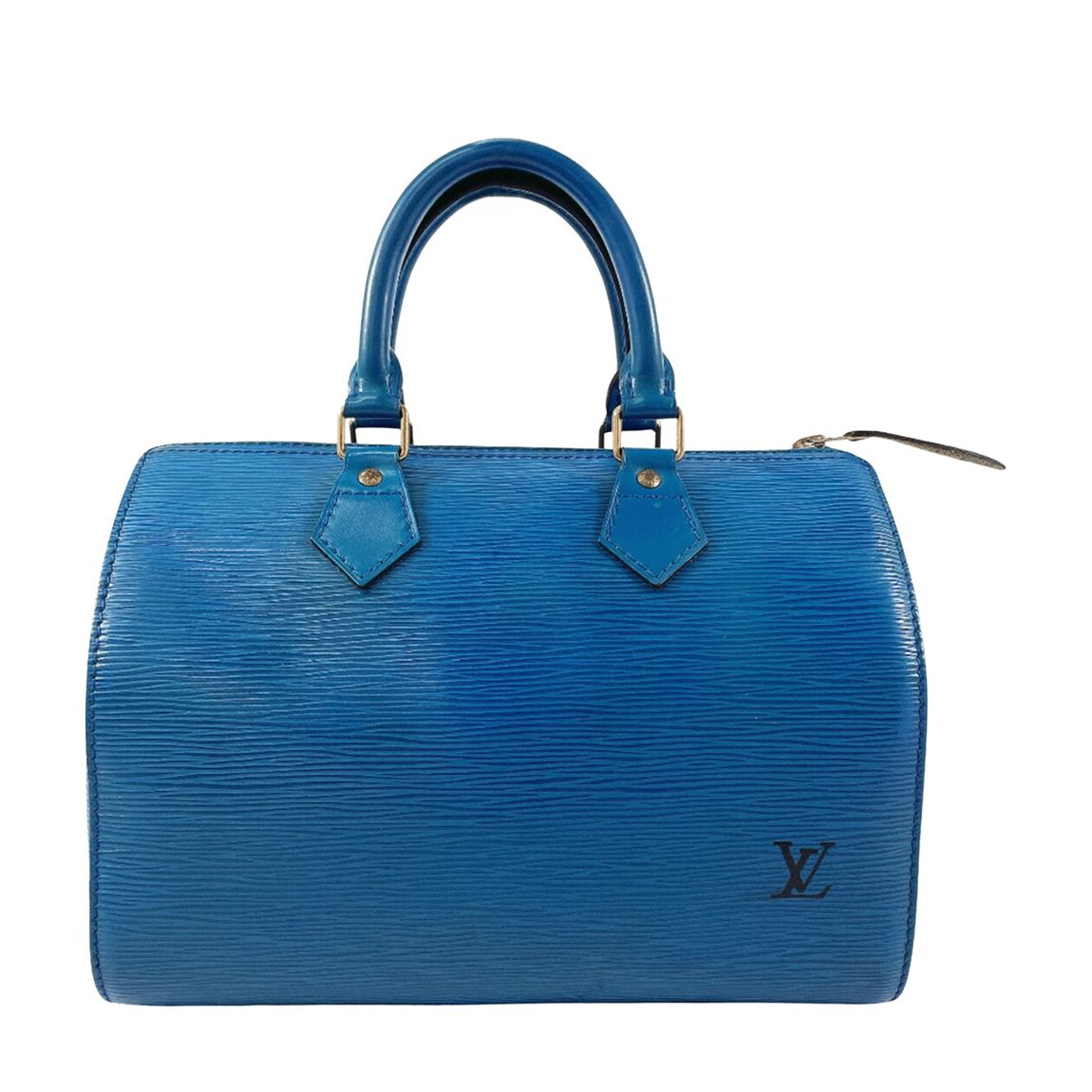 Blue Louis Vuitton Speedy 25 Handbag - AB main product photo