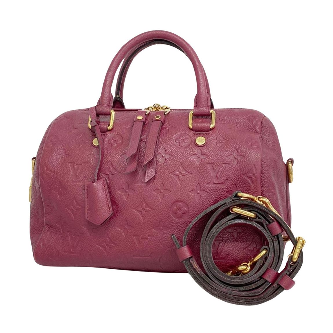 Burgundy Louis Vuitton Speedy bandouliere 25 Handbag - AB main product photo