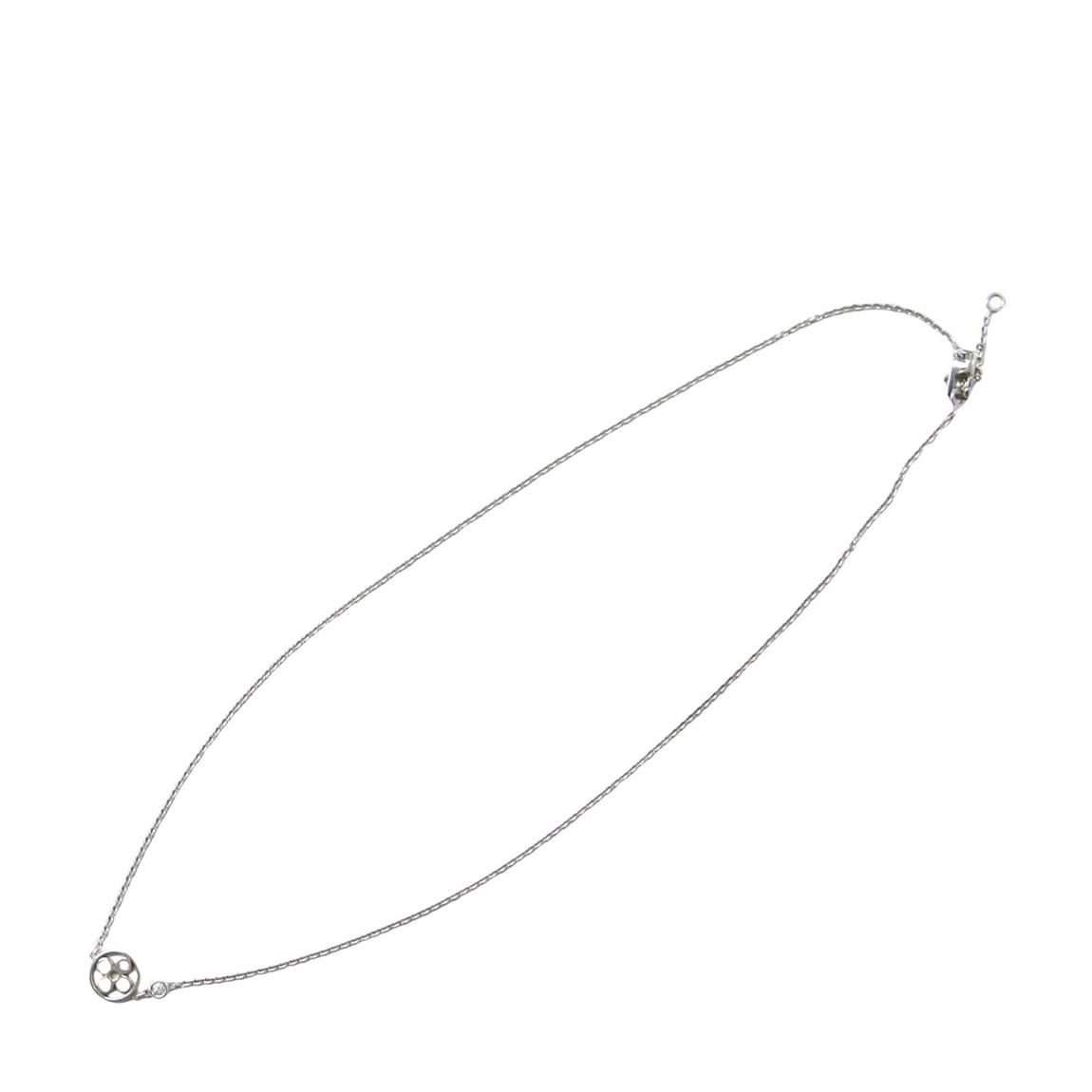 Silver Louis Vuitton Blossom Necklace - AB main product photo