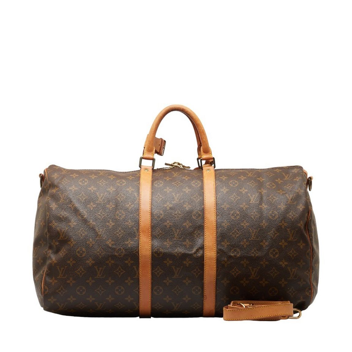 Brown Louis Vuitton Keepall Bandouliere 55 Travel - AB main product photo