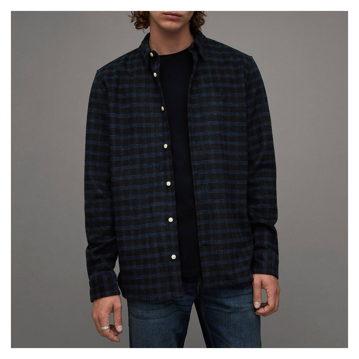 Black Volans Check Shirt main product photo