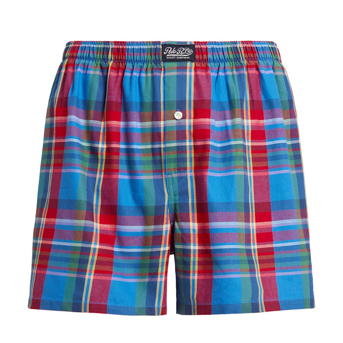 Red Multi Plaid Cotton Boxers main product photo