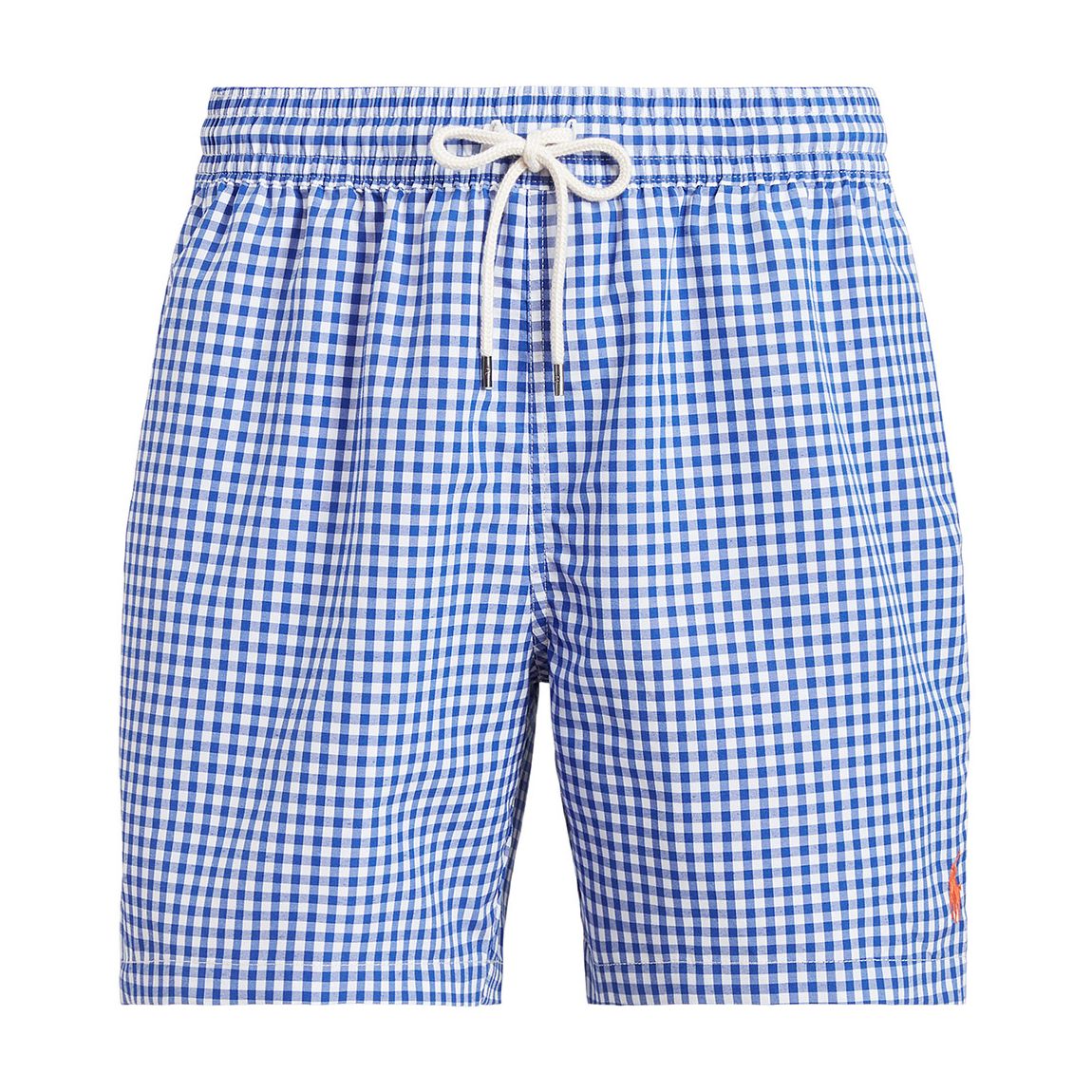 Blue Traveller Gingham Swimming Trunks main product photo