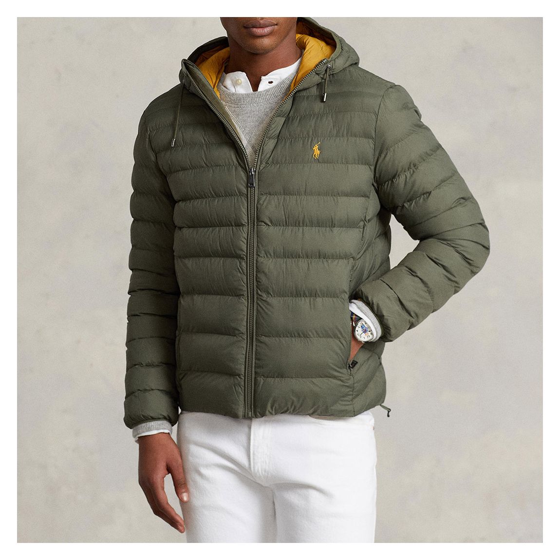 Green Beaton Packable Jacket main product photo