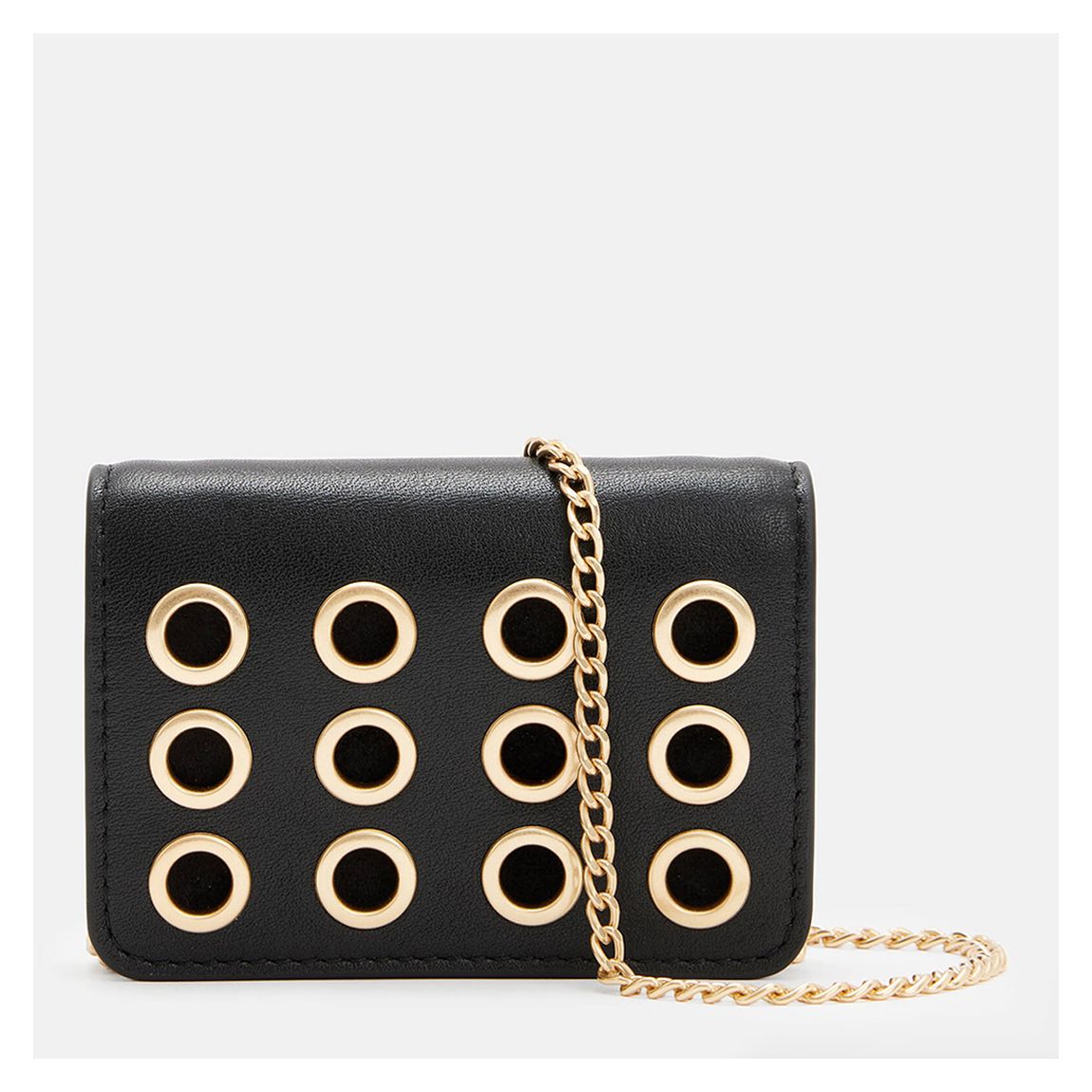 Black Tallulah Leather Crossbody Bag main product photo
