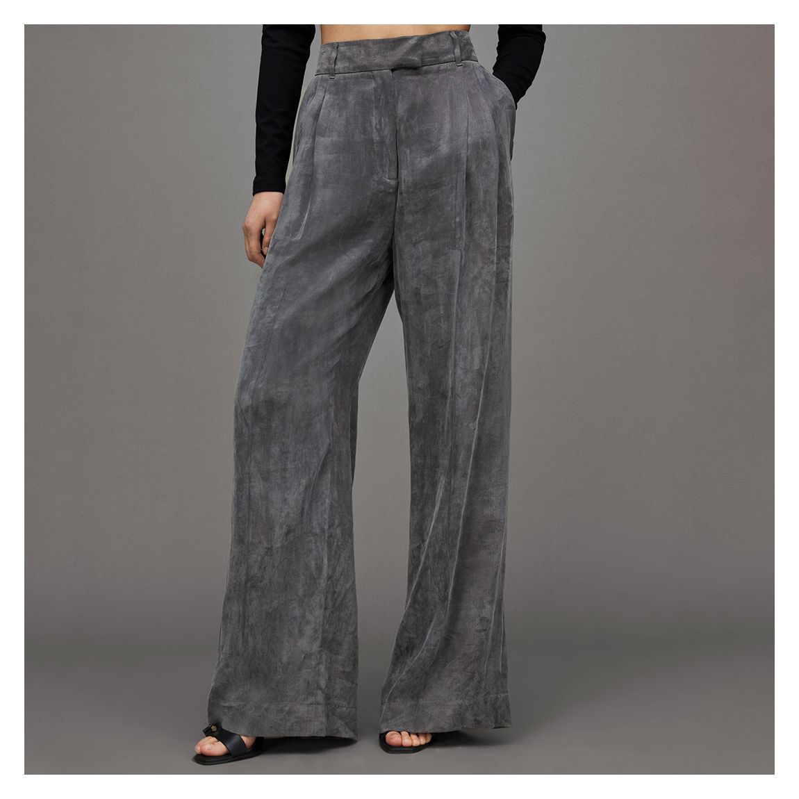 Grey Elle Tailored Trousers main product photo