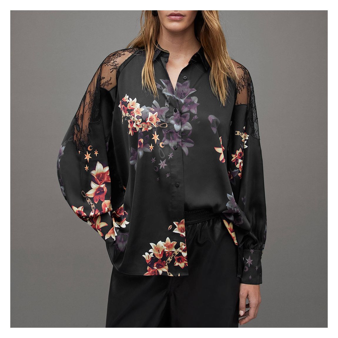 Black Oana Stargazer Shirt main product photo