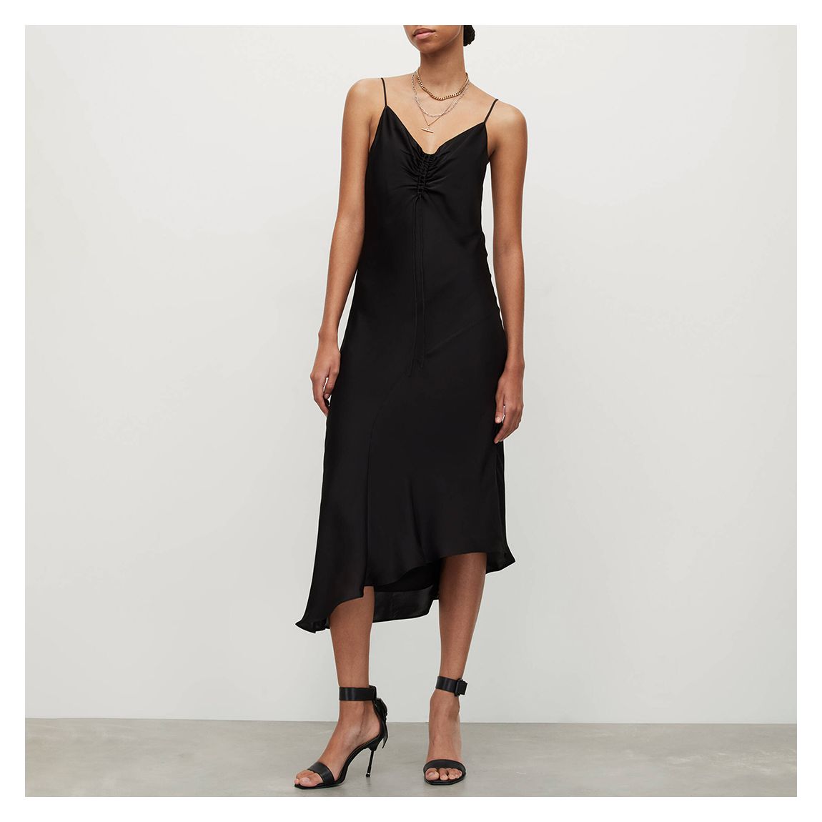Black Alexia Backless Dress main product photo