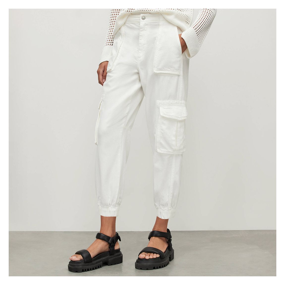 Ecru Frieda Trousers main product photo