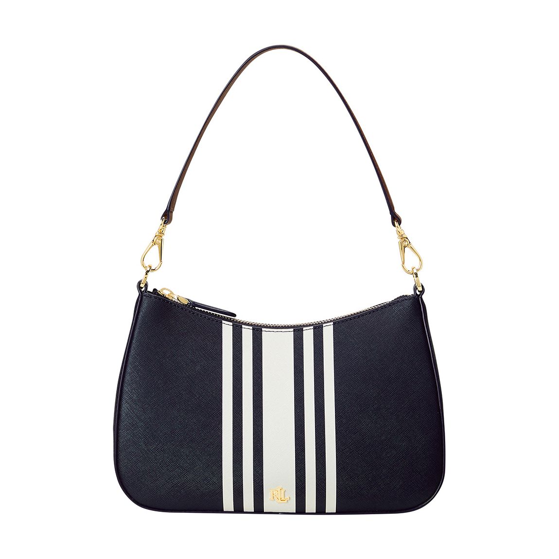 Navy Danni Crosshatch Leather Bag main product photo