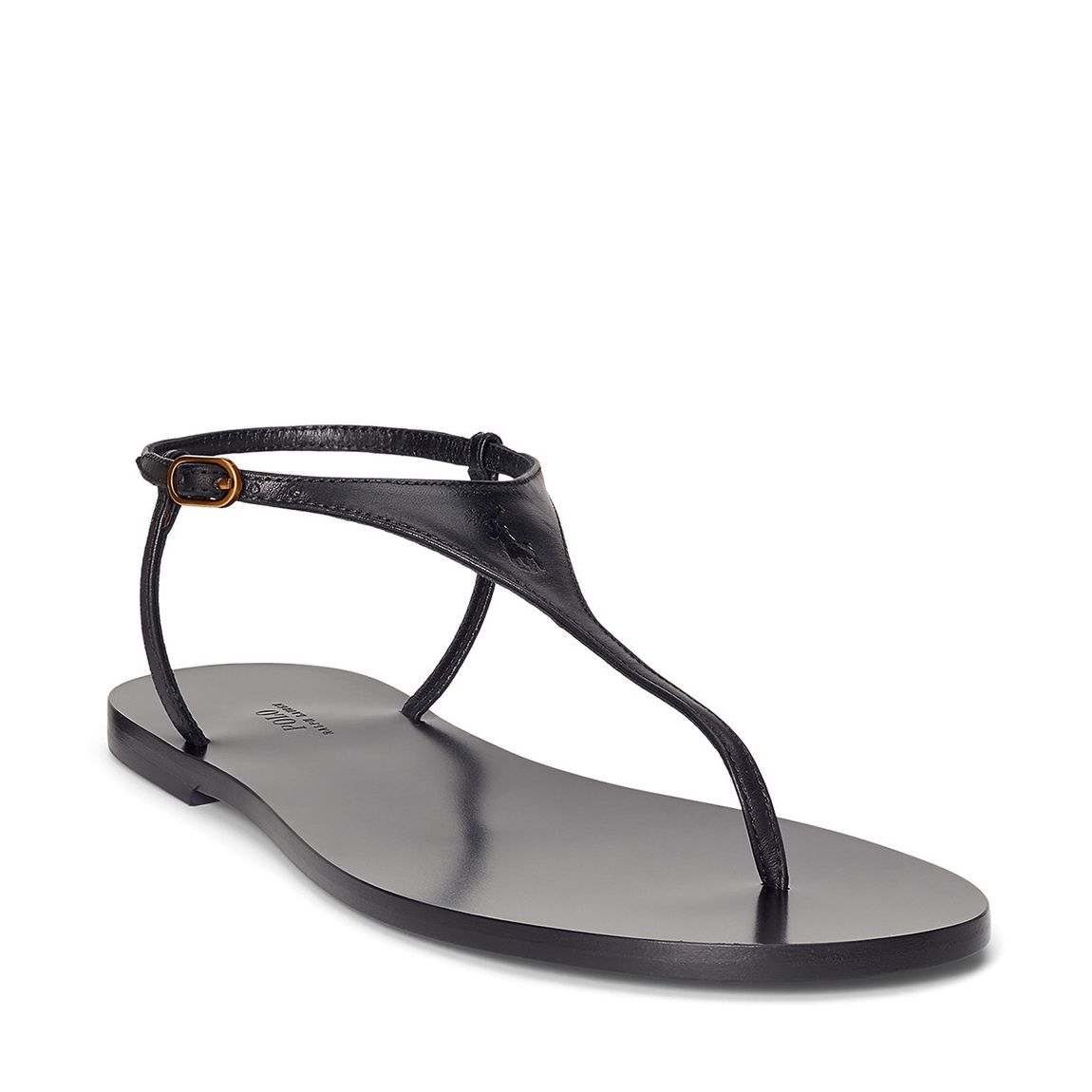 Black Leather Sandals main product photo
