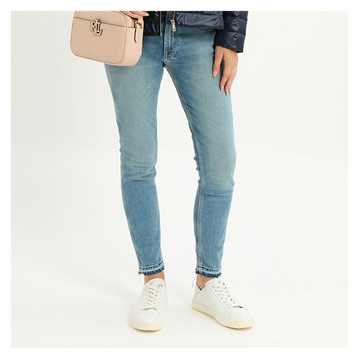 Light Wash Tompkins Skinny Stretch Jeans main product photo