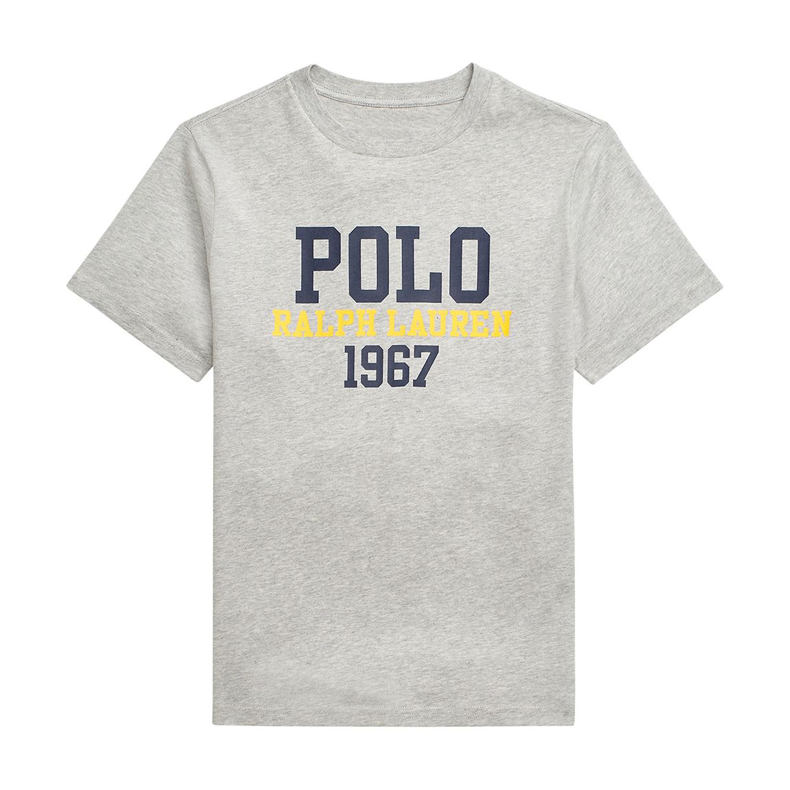 Older Boy′s Grey Logo Cotton Jersey T-Shirt main product photo