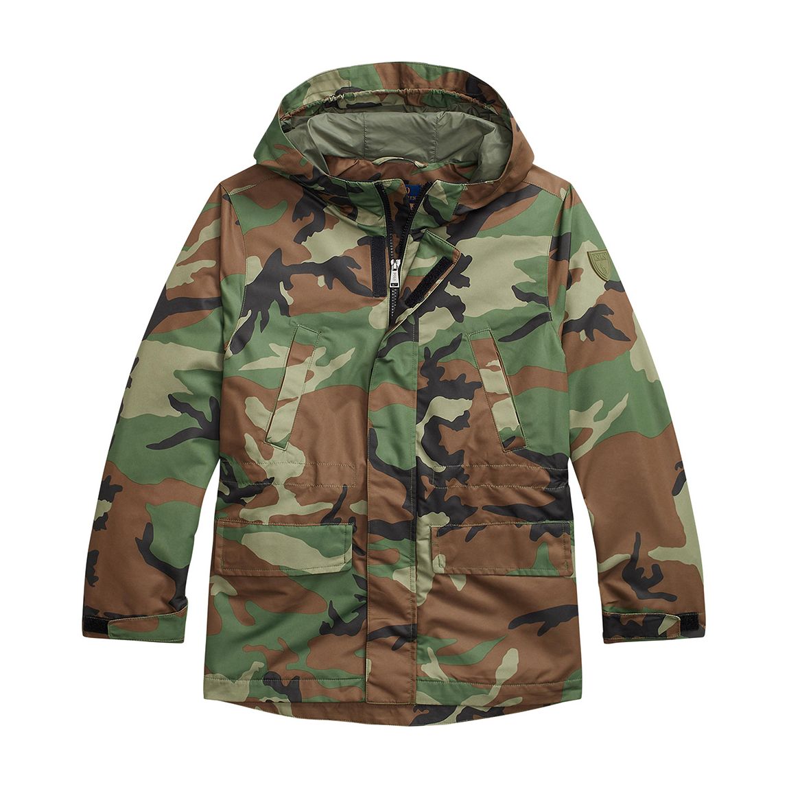 Older Boy′s Camo Utility Water Repellent Jacket main product photo