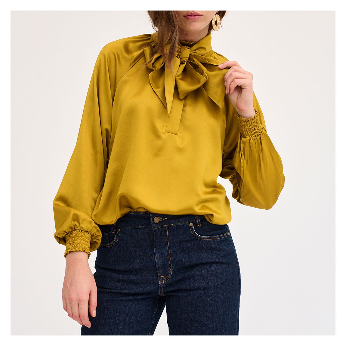 Gold Estelle Blouse main product photo