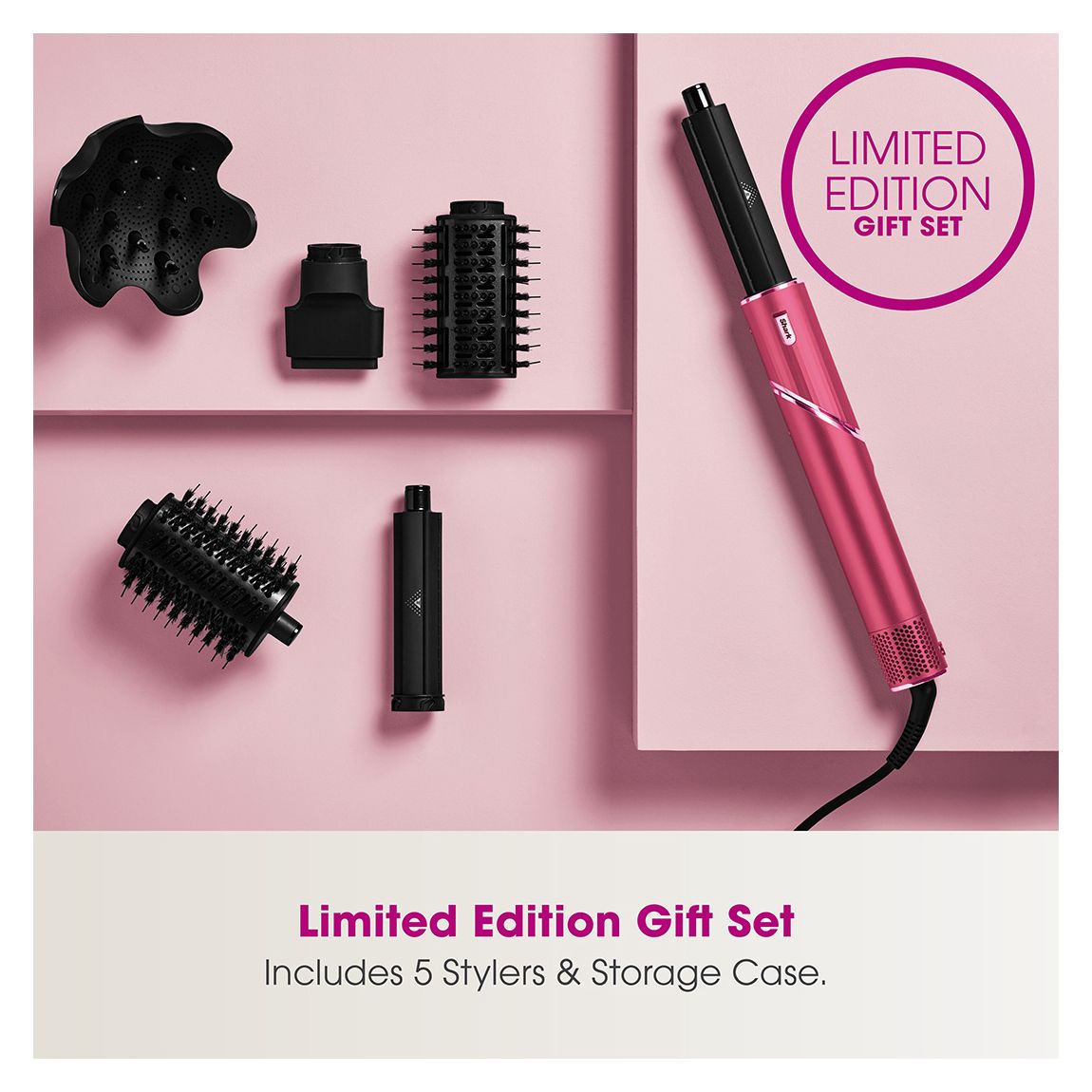 Shark FlexStyle Limited Edition Malibu Pink 5-in-1 Air Styler & Hair Dryer Gift Set main product photo
