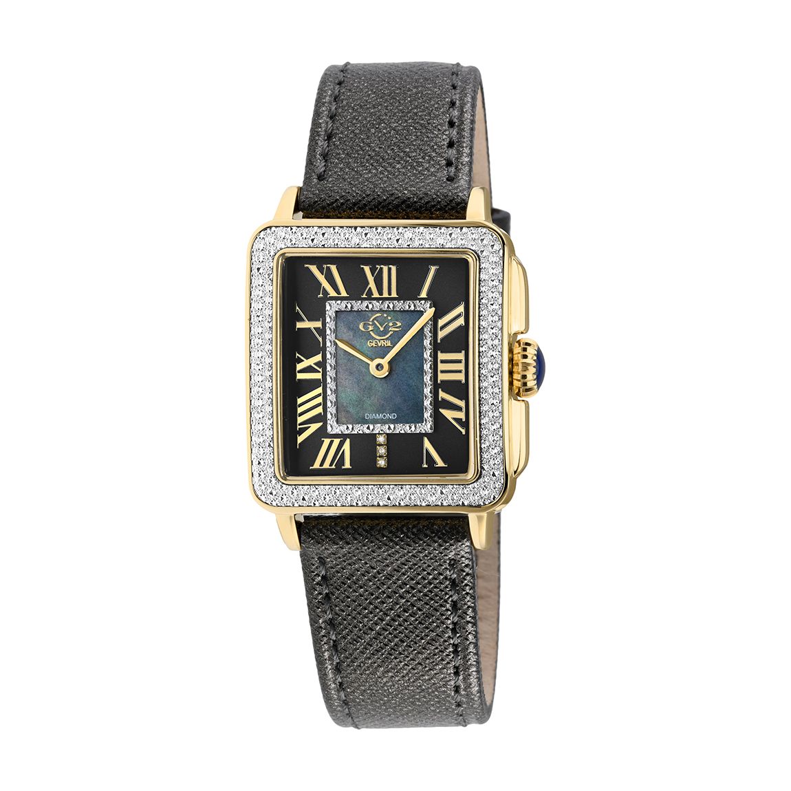 Women's Padova Black Diamond Swiss Watch main product photo