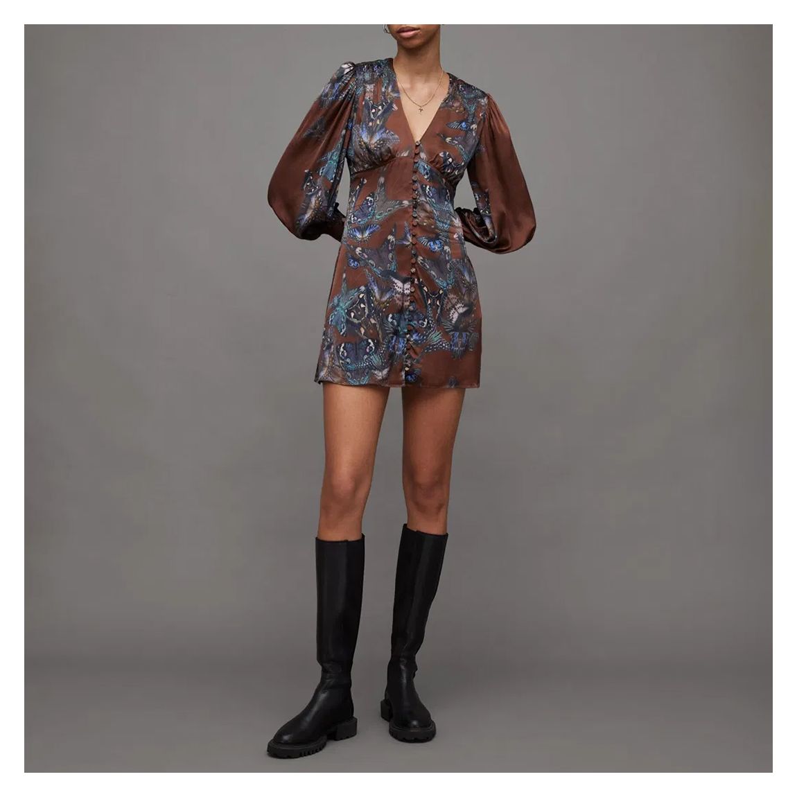Brown Auden Diana Mini Dress main product photo