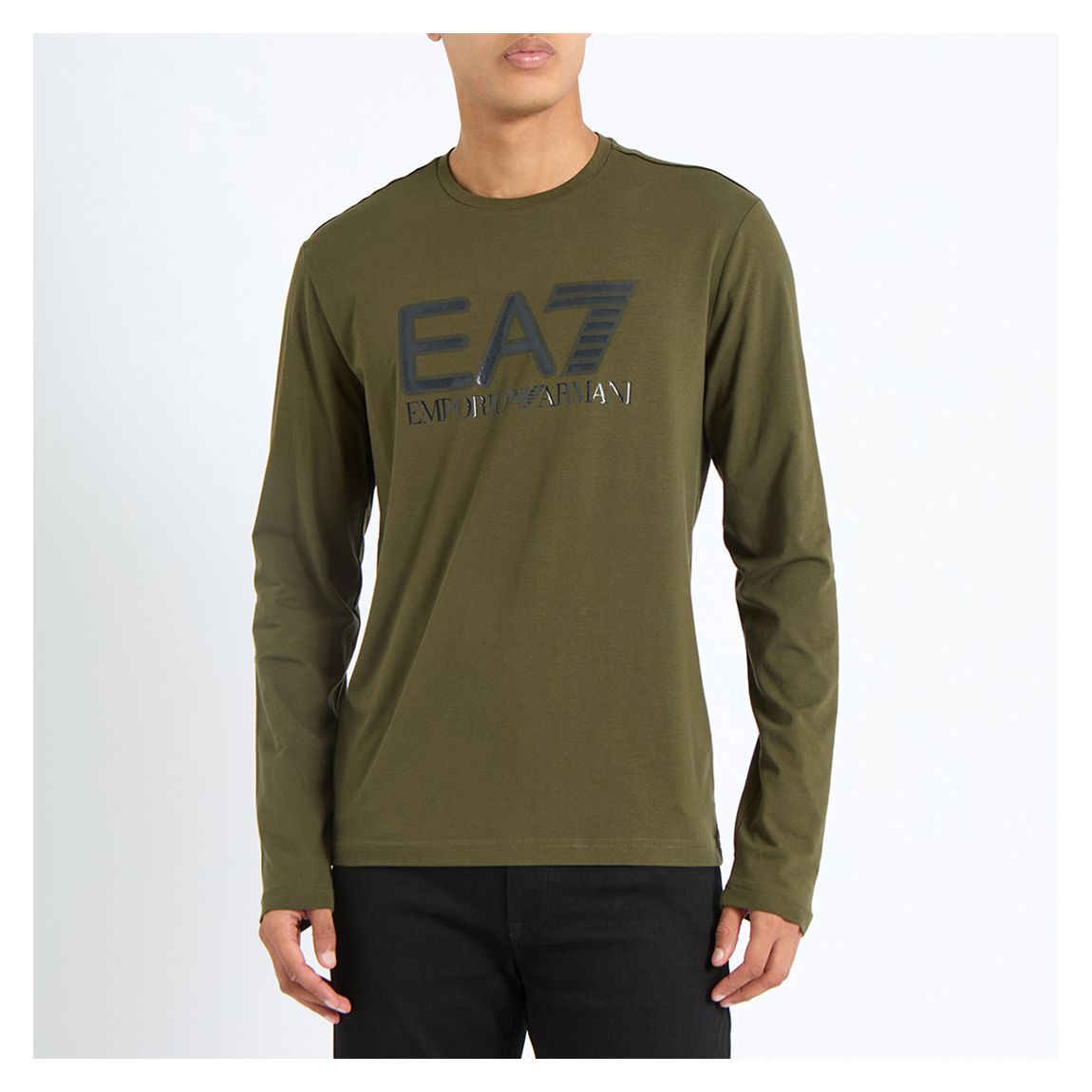 Khaki Logo Long Sleeve T-Shirt main product photo