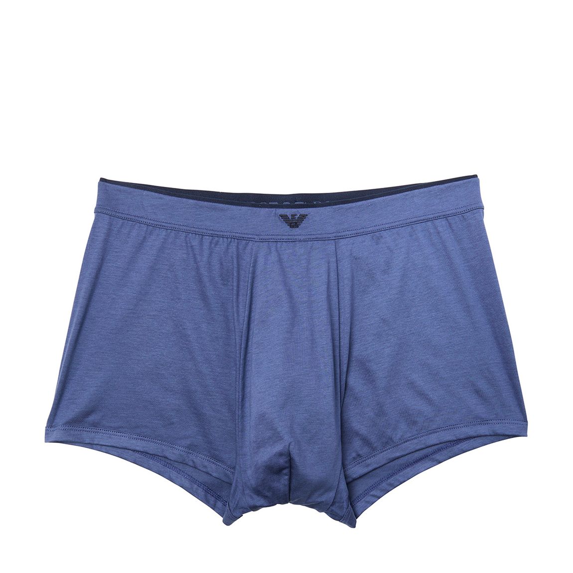 Navy Thin Waist Band Cotton Blend Boxers main product photo